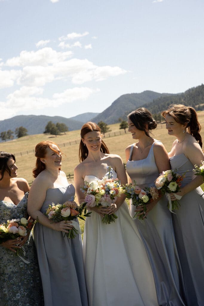 wedding party spruce mountain ranch