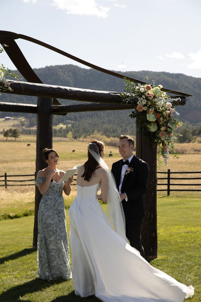 wedding party spruce mountain ranch