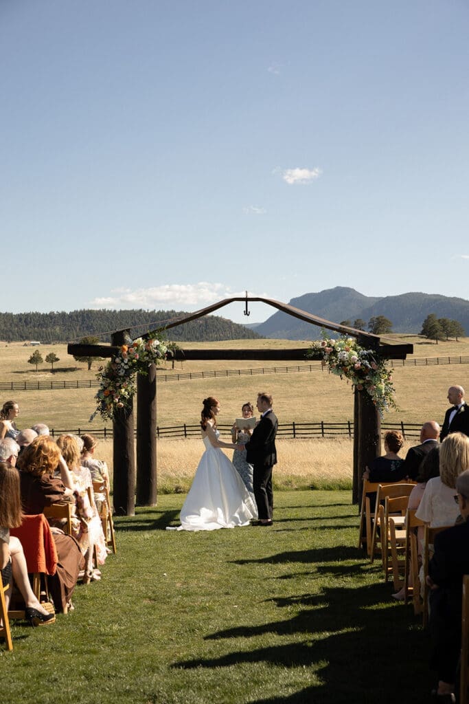 wedding party spruce mountain ranch