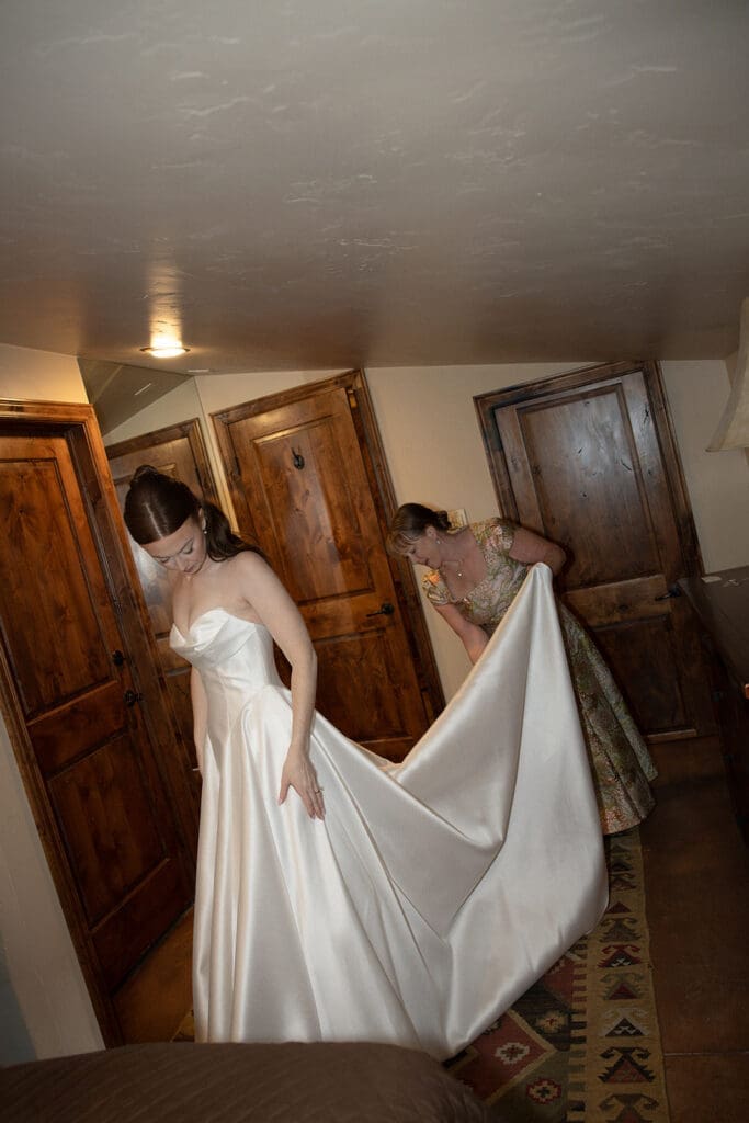 bride getting ready