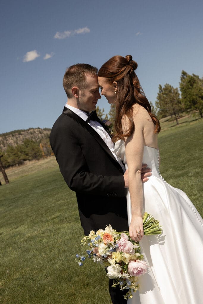 couple portrait wedding day