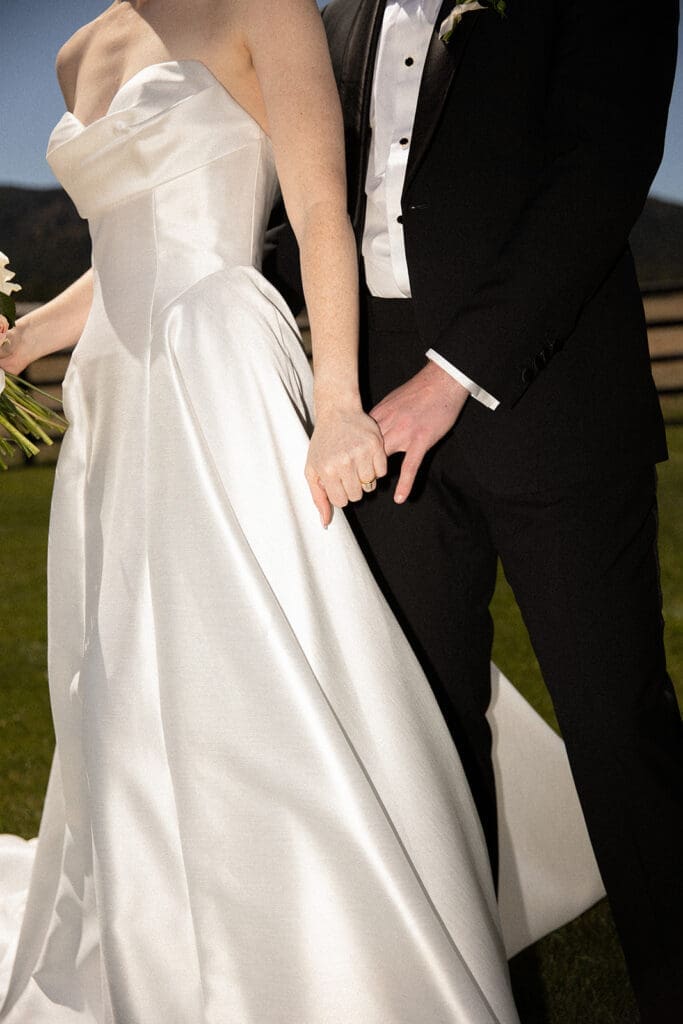 bride & groom spruce mountain ranch