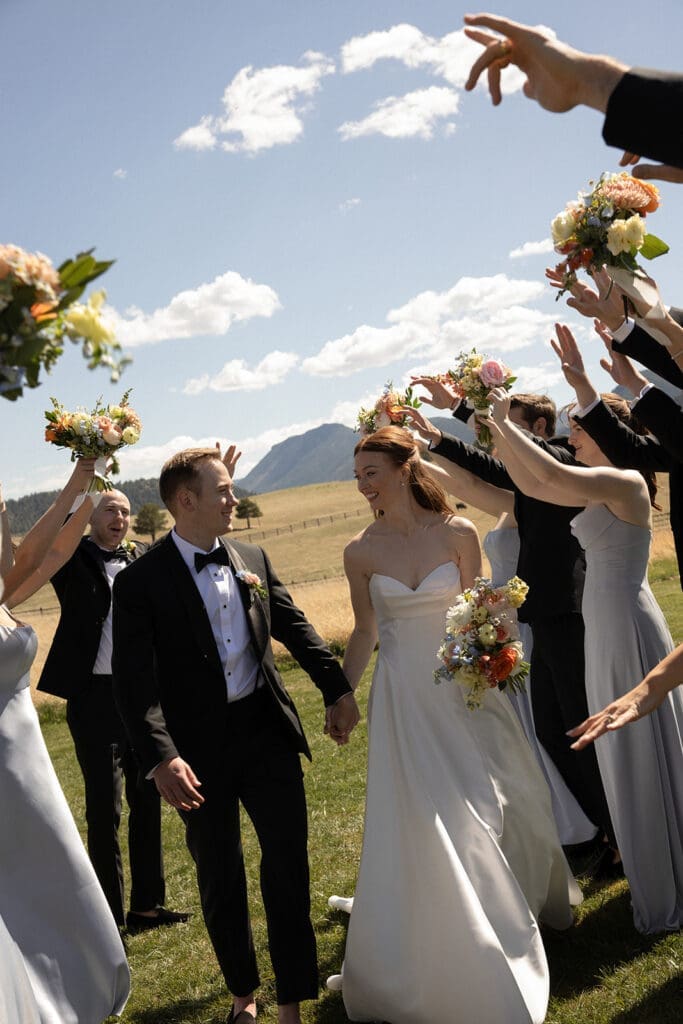 wedding party spruce mountain ranch