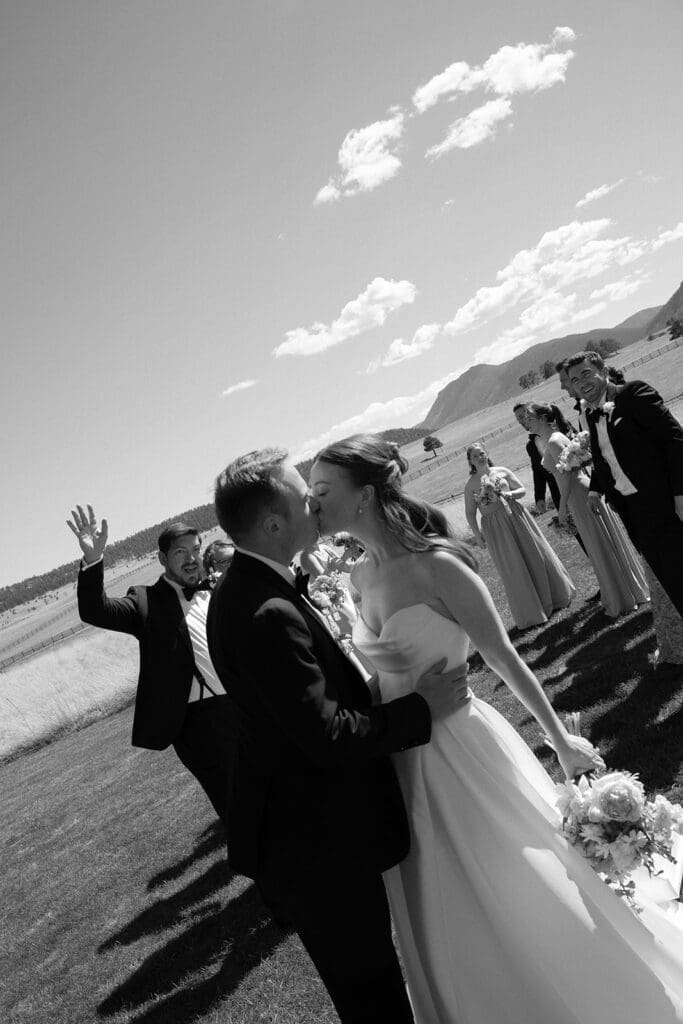 wedding party spruce mountain ranch