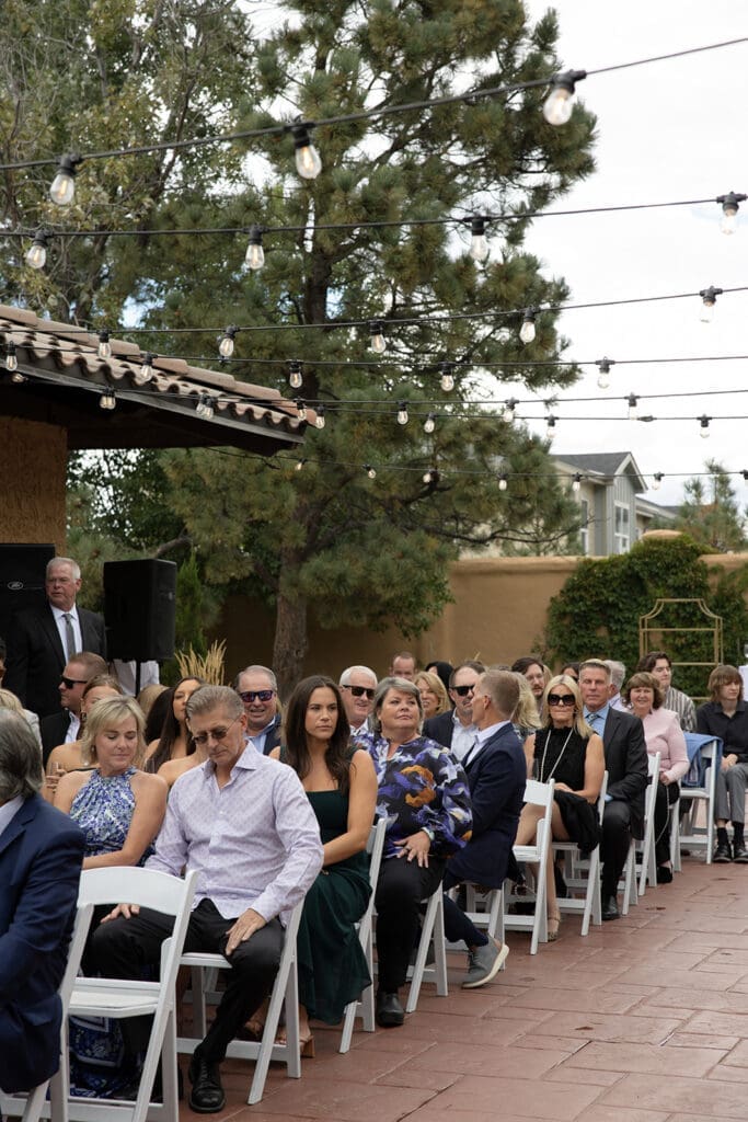 villa parker wedding ceremony