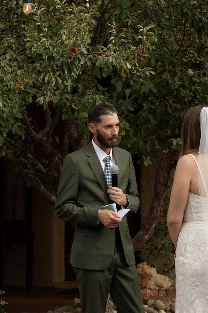 villa parker wedding ceremony