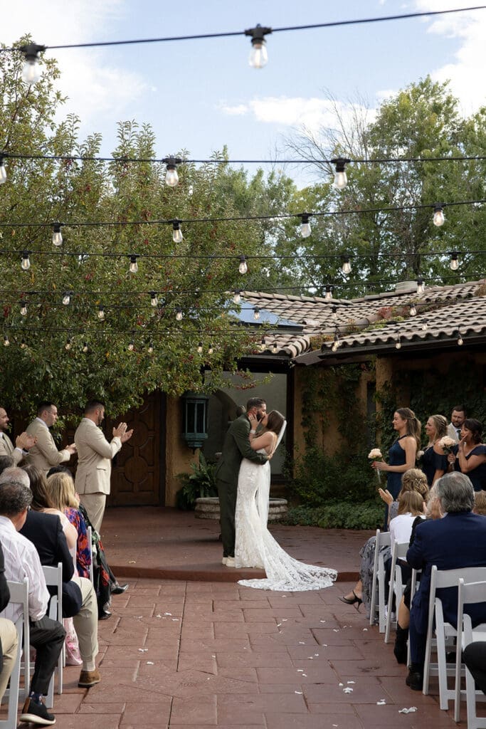 villa parker wedding ceremony