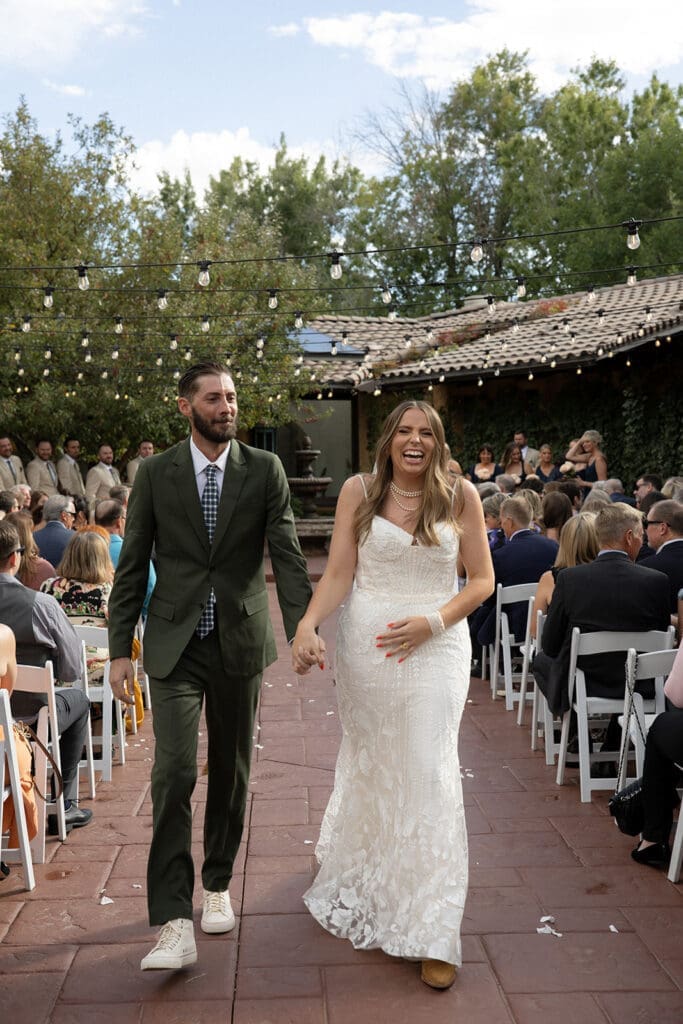 villa parker wedding ceremony
