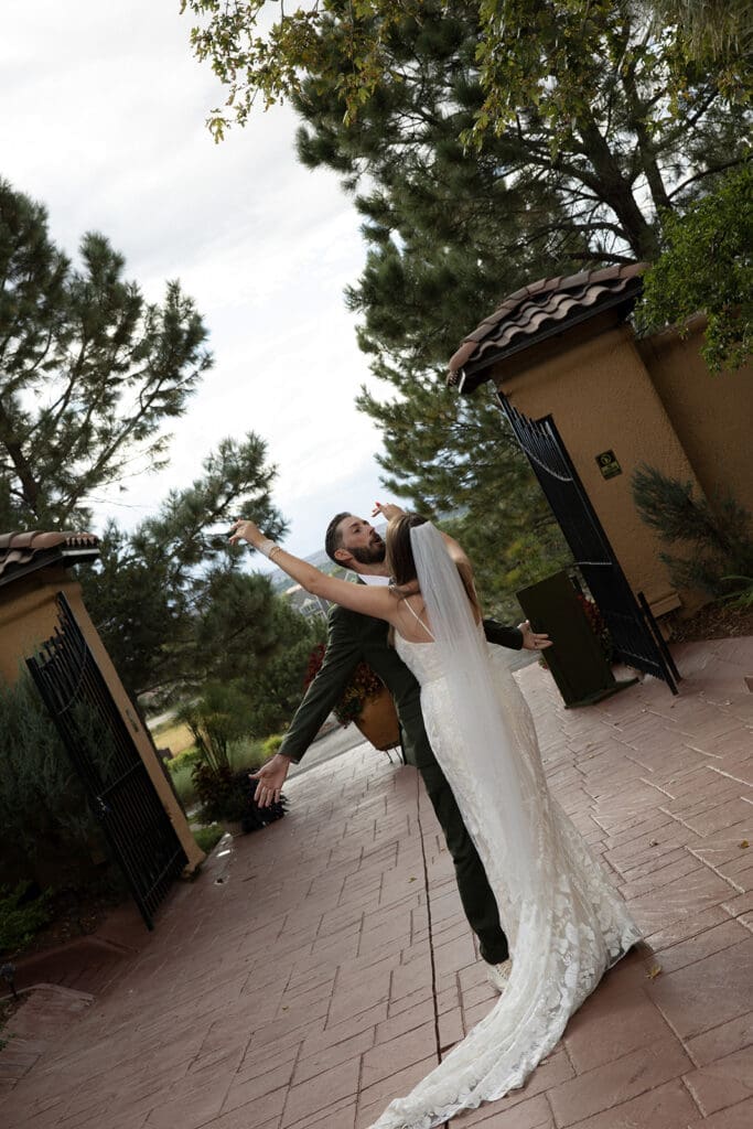 villa parker wedding ceremony