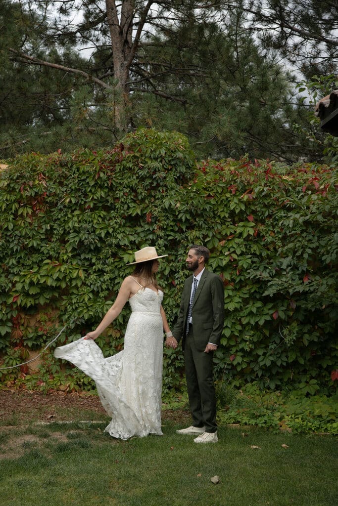 villa parker wedding ceremony